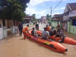 Hari Ketiga Lebaran, Ratusan Rumah Terendam Banjir di Kota Bandar Lampung